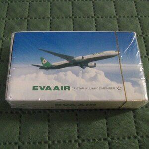 Eva Air Airways Airplane Playing Cards Deck Box